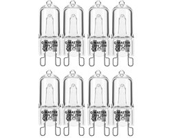 G Master- 8 stuks halogeenlamp G9 25W helder