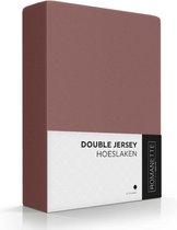 Luxe Hoeslaken - Taupe - 140x200 cm - Jersey Stretch - Romanette
