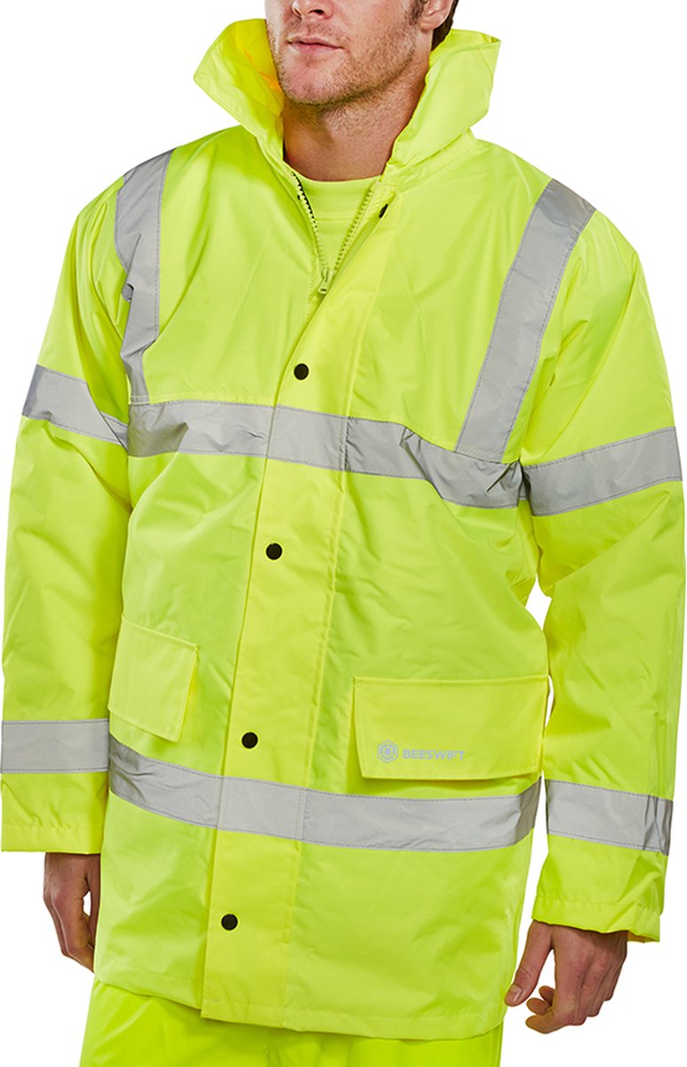 Beeswift Constructor Traffic Jas - Geel - Maat M