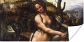 Poster Leda en de zwaan - Leonardo da Vinci - 150x75 cm