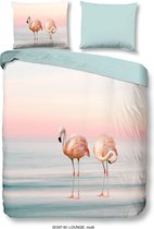 Pure Dekbedovertrek "flamingo's" - Multi - (200x200/220 cm) - Microfiber