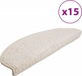 vidaXL - Trapmatten - 15 - st - 65x21x4 - cm - wit