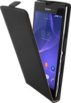 Mobiparts Premium Flip Case geschikt voor Sony Xperia T3 - Zwart