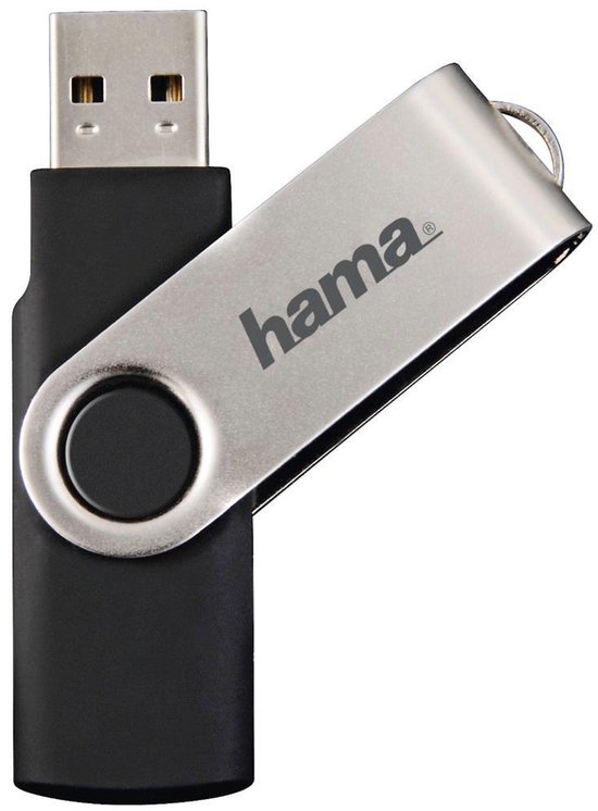 Usb Hama Hama Rotate USB-stick 16 GB Zwart 94175 USB-A 2.0 | bol