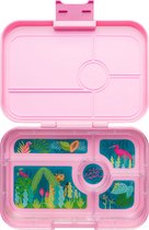 Yumbox Tapas XL - lekvrije Bento box lunchbox - 5 vakken - Capri Pink / Jungle Pastel tray