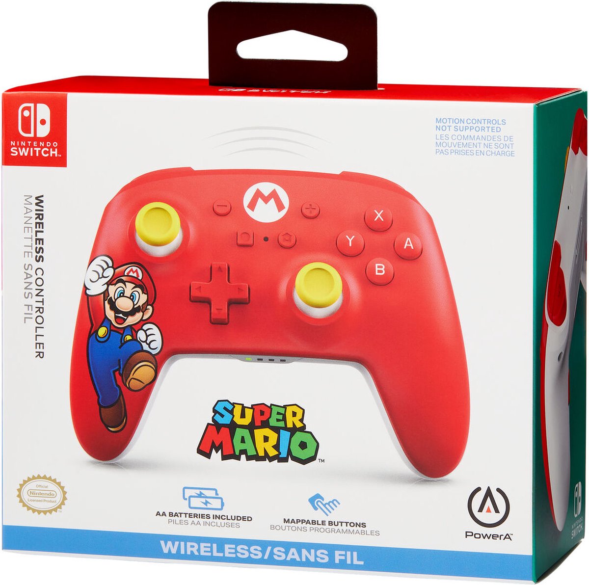 PowerA Draadloze Controller voor de Nintendo Switch - Mario Joy - POWERA