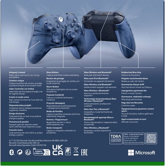 Xbox Draadloze Controller - Stormcloud Vapor - Series X & S - Xbox One - Xbox