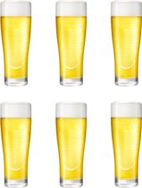 Verres à bière professionnels - (6 pièces) - 250ml - Verre à bière - Bières - Glas - 25cl/0,25L - Pils - Set de Verres - Haute Qualité - Vase - Bières Spéciale - Weizen