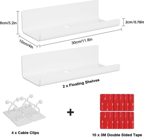 ZoeQide Metalen wandmand, 2-laagse wandorganizer zonder boren, keuken en badkamer, draadmand, metalen wandrek, 30 x 26 x 15 cm, voor fruit, groenten, shampoo en kleine onderdelen