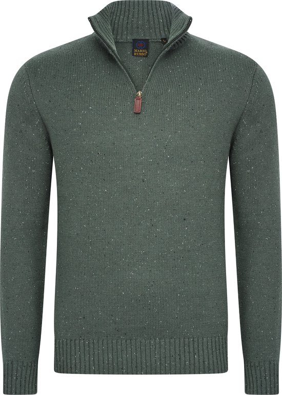 Mario Russo Skipper - Heren Trui - Half Zip