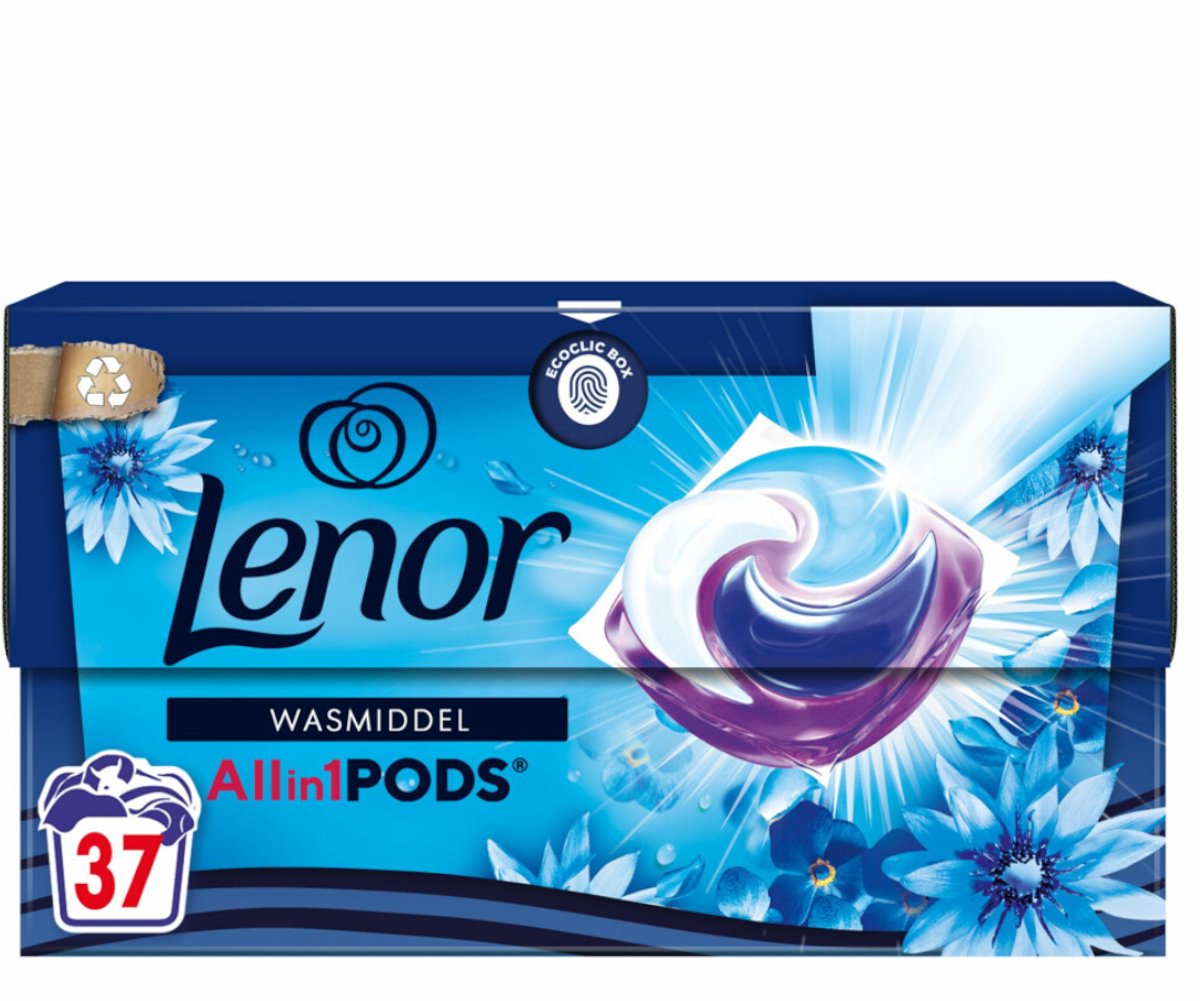 Goedkoopste Lenor Wasmiddel All-in-1 Pods Oceaanbries 37 stuks
