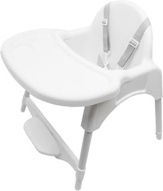 Kinderstoeltje voor Peuter - Kinderstoeltje Hout Peuter - Kinderstoeltje en Tafeltje - Kinderstoeltje voor Peuter Hout - Peutertafelzitje vanaf 6-36 Maanden (max. 15 kg) Wit van Kinder — afbeelding 3