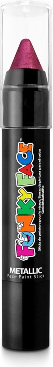 Paintglow Face paint stick - metallic roze - 3,5 gram - schmink/make-up stift/potlood