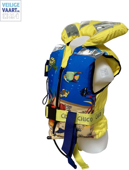 Giubbotto Di Salvataggio Lalizas Per Bambini - Galleggiante 100N Con Cintura Regolabile E Fischietto - Foto 7