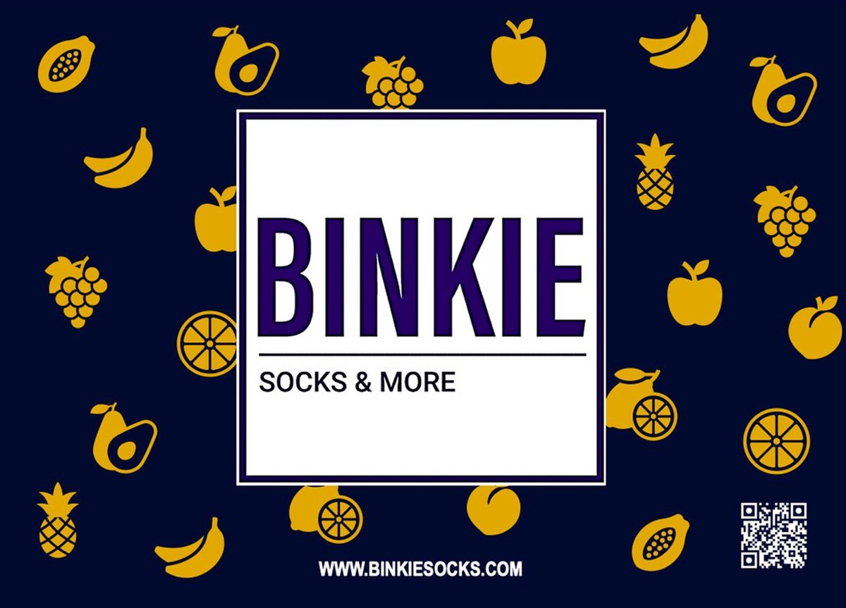Binkie Socks Box | 3 paar Leuke Sokken Dames | Avocado, Aardbei en Ananas Sokken | Maat 39-42