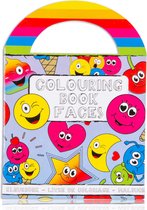 Smiley Handout Booklets 12 PCS - Smiley Face - Livrets de coloriage - Livrets à distribuer - Friandises - Cadeaux à distribuer pour les Enfants