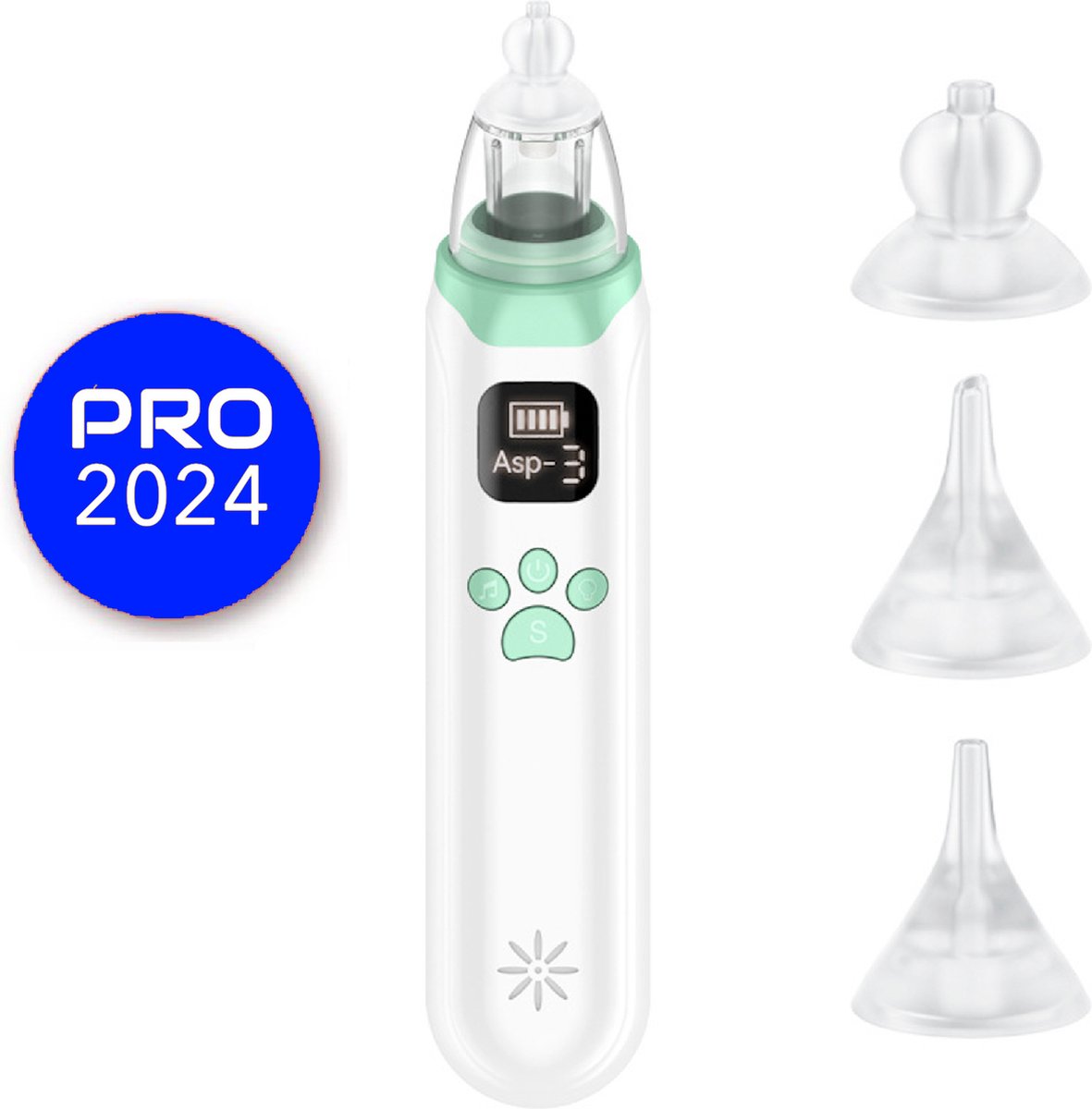 Goedkoopste Elektrische Neusreiniger voor Baby - Elektrisch - Neuspeer - Neuszuiger - Neus Aspirator - PRO