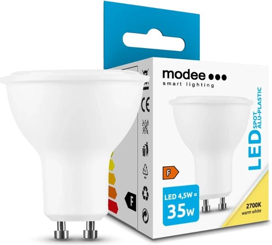 Modee LED Spot GU10 | 4.5W 2700K 220V/240V 827 400Lm | 110°