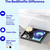 Slide Das Original Bedplank, nachtkastje, 3 kleuren/3 maten, gezien op Business Insider en Kickstarter, bamboe, zwart