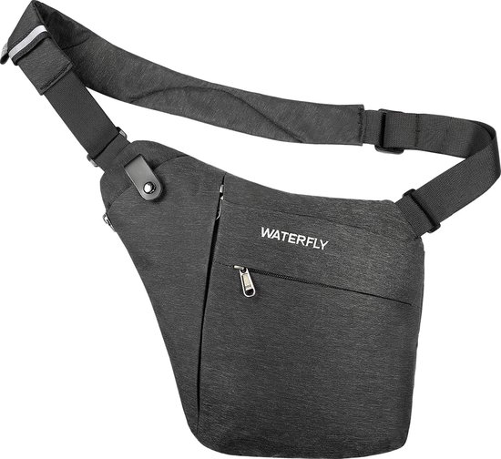 Crossbody Sling Bag schoudertas voor heren en dames, met grote capaciteit, licht en eenvoudig te dragen, borstzak, multi-pocket-rugzak.