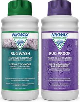 Nikwax Twin Rug Wash Wasmiddel 1L & Rug Proof Impregneermiddel 1L - 2-Pack