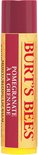Burt's Bees granaatappel lippenbalsem. Gele verpakking met rode band.