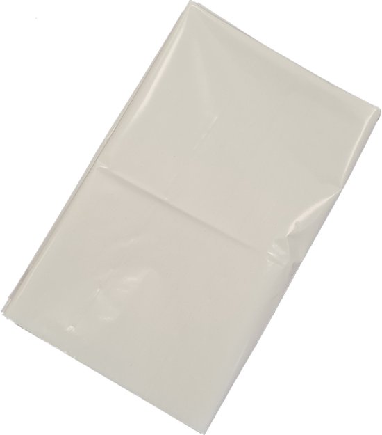 Plastic matrashoes Wit 1 persoons - 225 cm x 114 cm x 30 cm