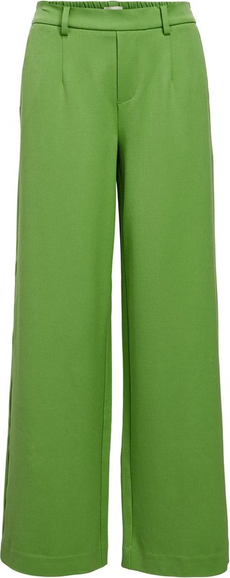 Object Objlisa Wide Pant Dames - Chino - Pantalon - Groen - Maat 34