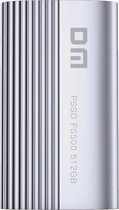 LUXWALLET FS5 Externe SSD 512GB - Externe Draagbare Harde Schijf – HDD – Ultrasnelle Gegevensoverdracht - Zilver