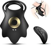 IntiMate® Hestia - Luxe Vibrerende Cockring met Balstimulatie - 4-in-1 Vibrator met Afstandsbediening - Ultiem Solo- en Paarplezier - Sex Toys voor Mannen