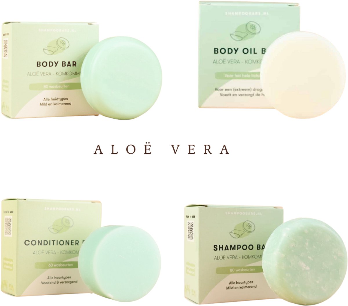 Shampoobars Aloè Vera voordeelset