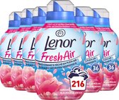 Bol.com Lenor Fresh Air Wasverzachter - Bloesem - 6 x 36 Wasbeurten - Voordeelverpakking aanbieding