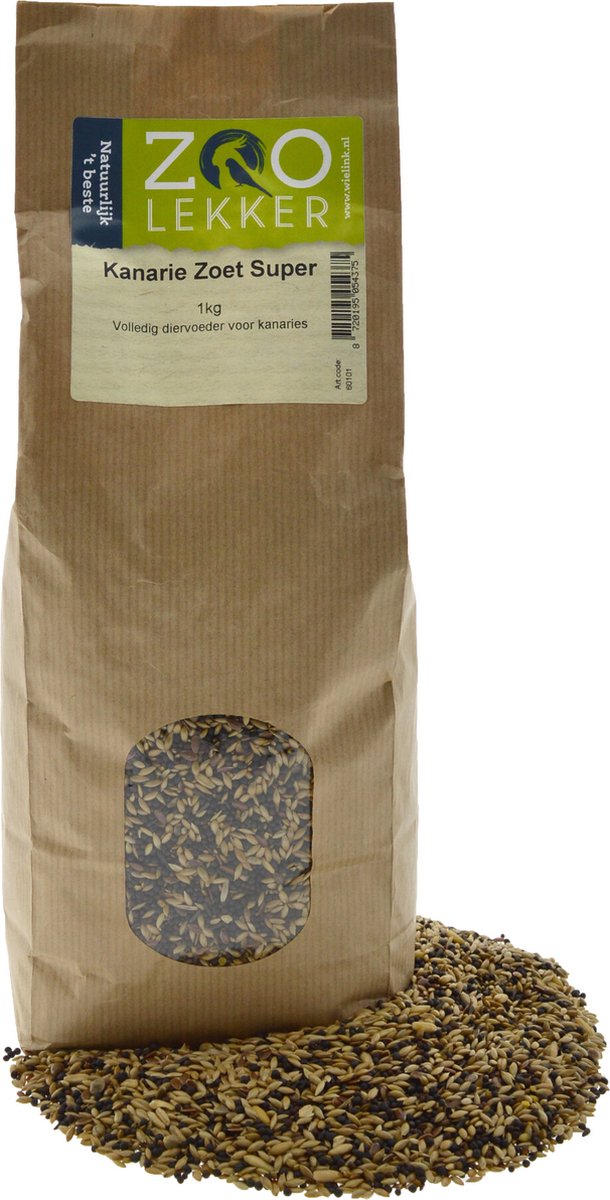 Zoolekker Kanarie Zoet Super 1kg