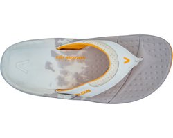 VELOUS Oceanside Flip - Herstel Slipper - Unisex - Licht Grijs/Abrikoos - Maat 39