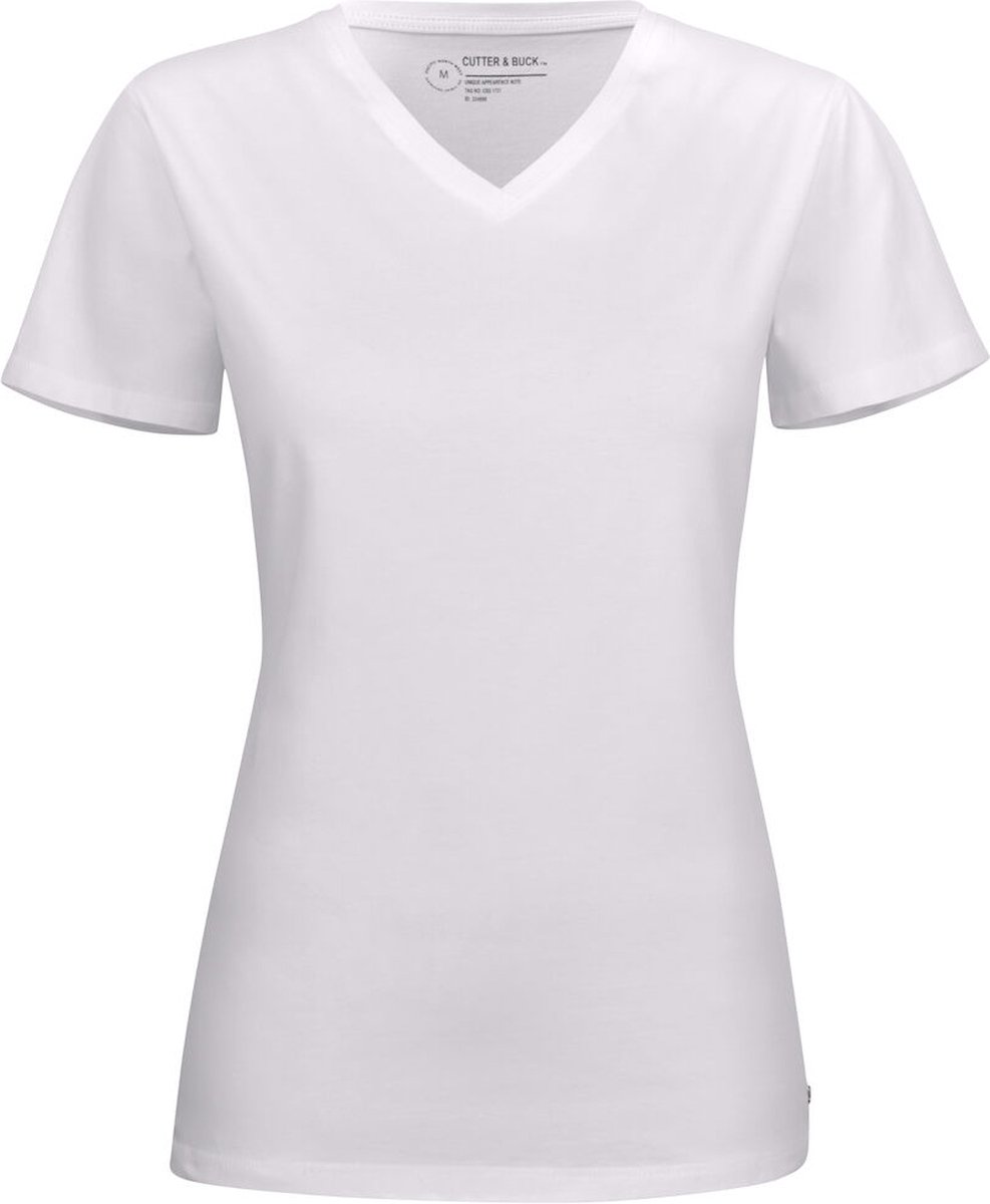 Cutter & Buck Manzanita T-shirt Dames 353405 - Wit - M