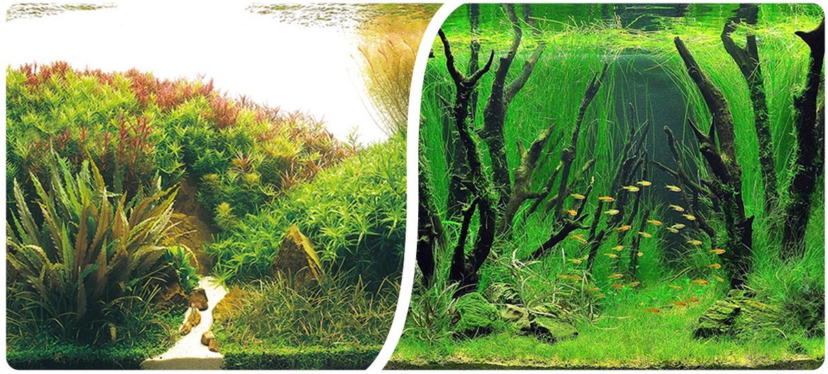 Happet Aquarium Background Roll 40 Cm St102wn 1st bol