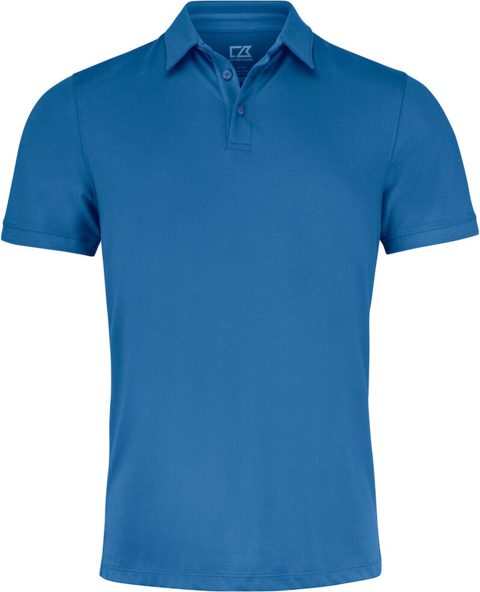 Cutter & Buck Oceanside Stretch Polo Heren 354430 - Royal Blauw - S