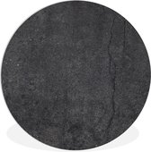 WallCircle - Wandcirkel ⌀ 60 - Beton - Grey - Zwart - Cement - Ronde schilderijen woonkamer - Wandbord rond - Muurdecoratie cirkel - Kamer decoratie binnen - Wanddecoratie muurcirkel - Woonaccessoires