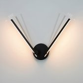 EFD Lighting WL05 - Wandlamp – Modern – Zwart – verstelbaar – LED - Wandlamp binnen – wandlampen eetkamer, woonkamer