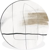 WallCircle - Wandcirkel - Muurcirkel - Kunst - Minimalisme - Abstract - Aluminium - Dibond - ⌀ 30 cm - Binnen en Buiten
