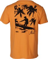 Brunotti Funback Heren T-shirt - Tangerine - L