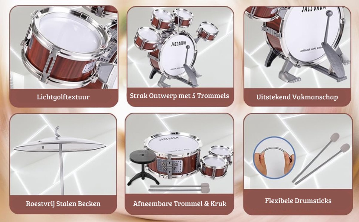 Kinderdrumstel kopen voor jonge muzikanten