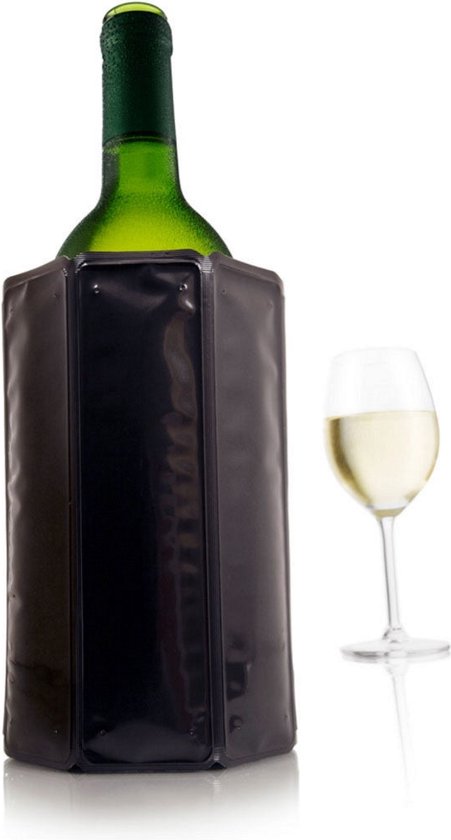 Vacu Vin Active Cooler Wine Sleeve | Wijnkoeler | Zwart - VacuVin