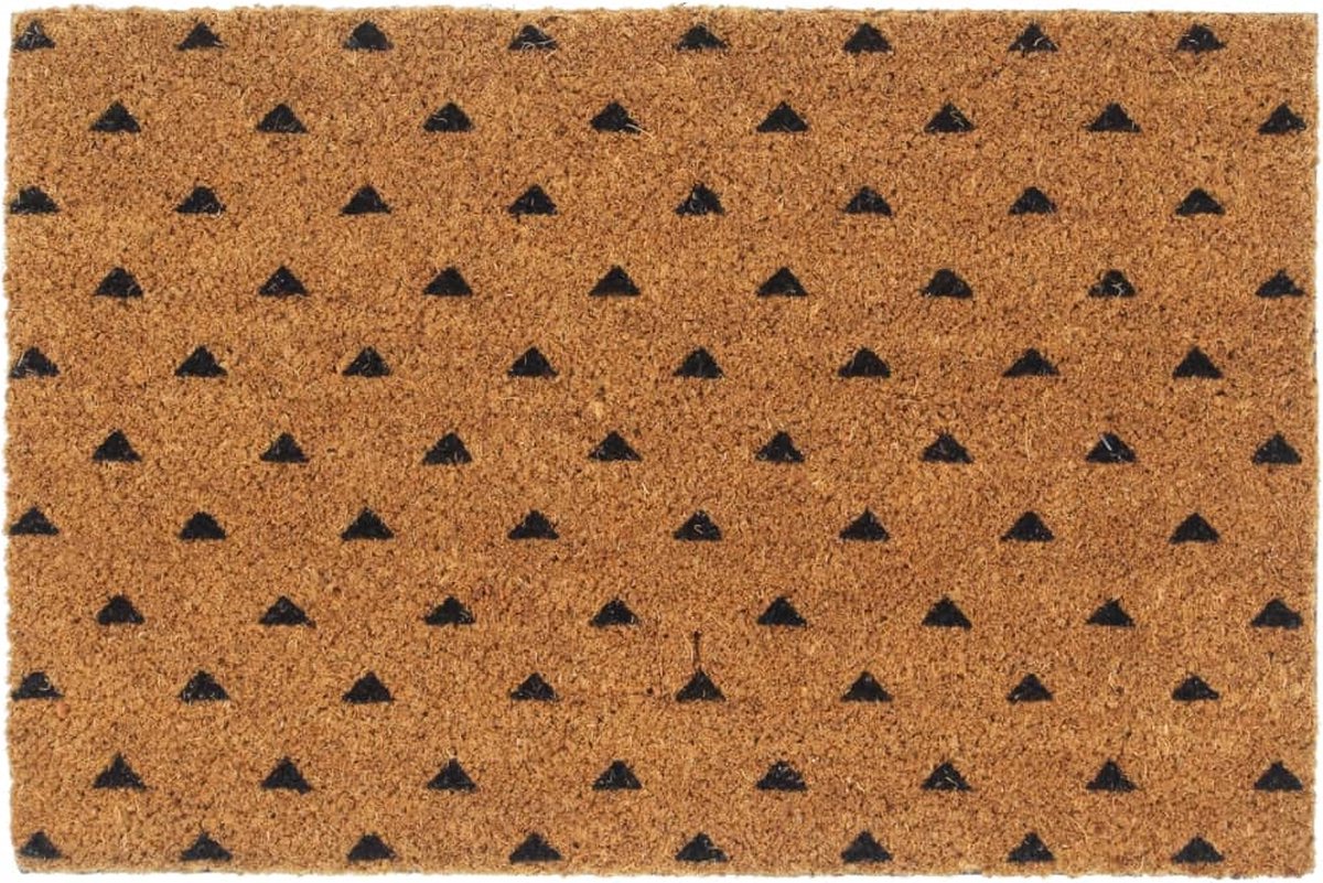 vidaXL - Deurmat - 40x60 - cm - getufte - kokosvezel - naturel