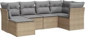 vidaXL-6-delige-Loungeset-met-kussens-poly-rattan-beige