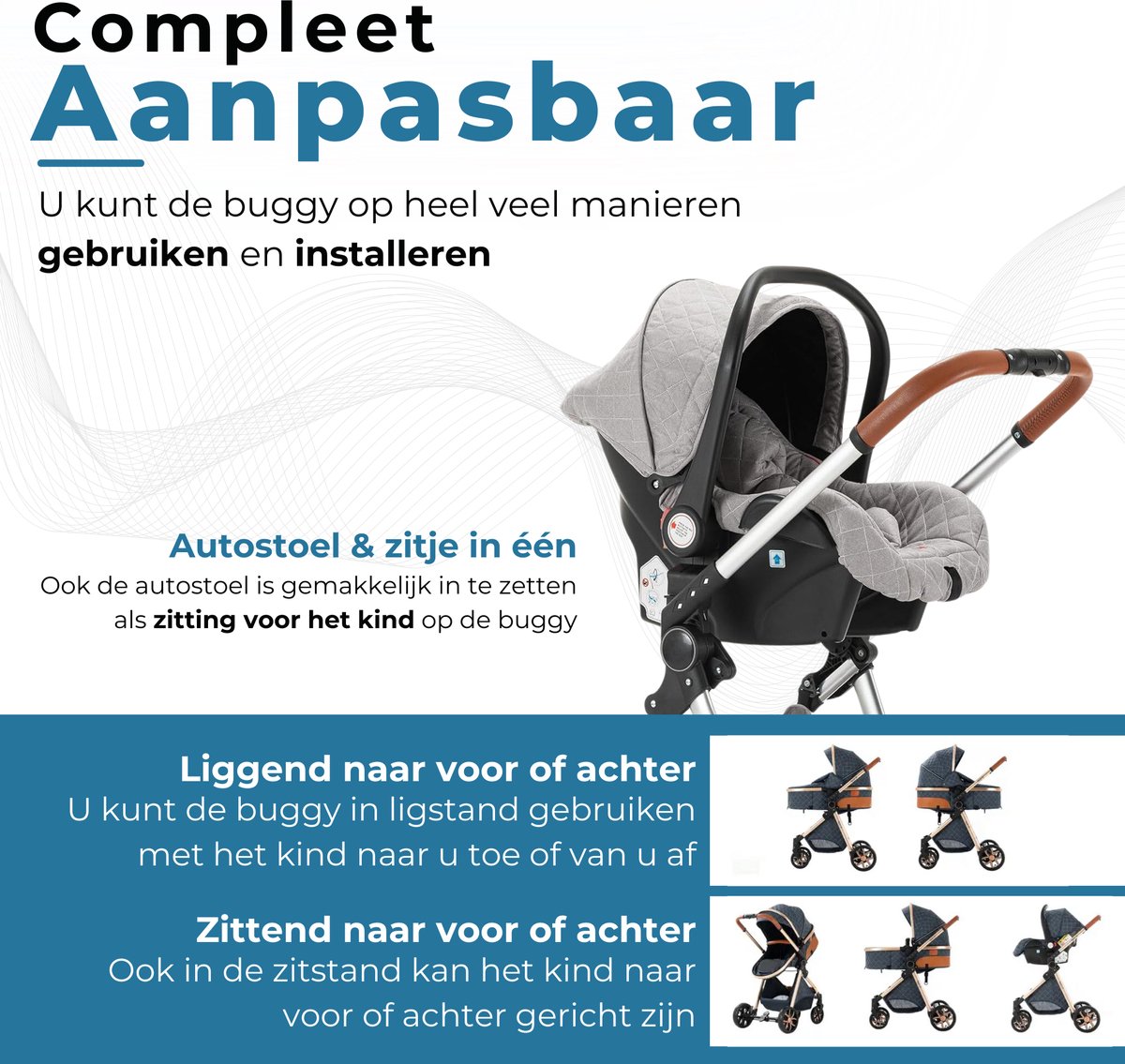 Lunola Lunola Nova Kinderwagen 3-in-1 - afbeelding 5