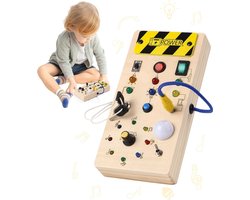 Hobbyster - Montessori Speelgoed - Busy Board Speelgoed - Vanaf 1 Jaar - Educatief Speelgoed - Kinderspeelgoed
