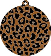 Label2X - Kersthanger Leopard - Terracotta - Kerstmis - Kersthanger - Kerst versiering - Kerst decoratie