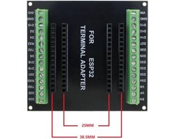 OTRONIC®Breakout board voor ESP32 Devkit V1 met schroefterminals