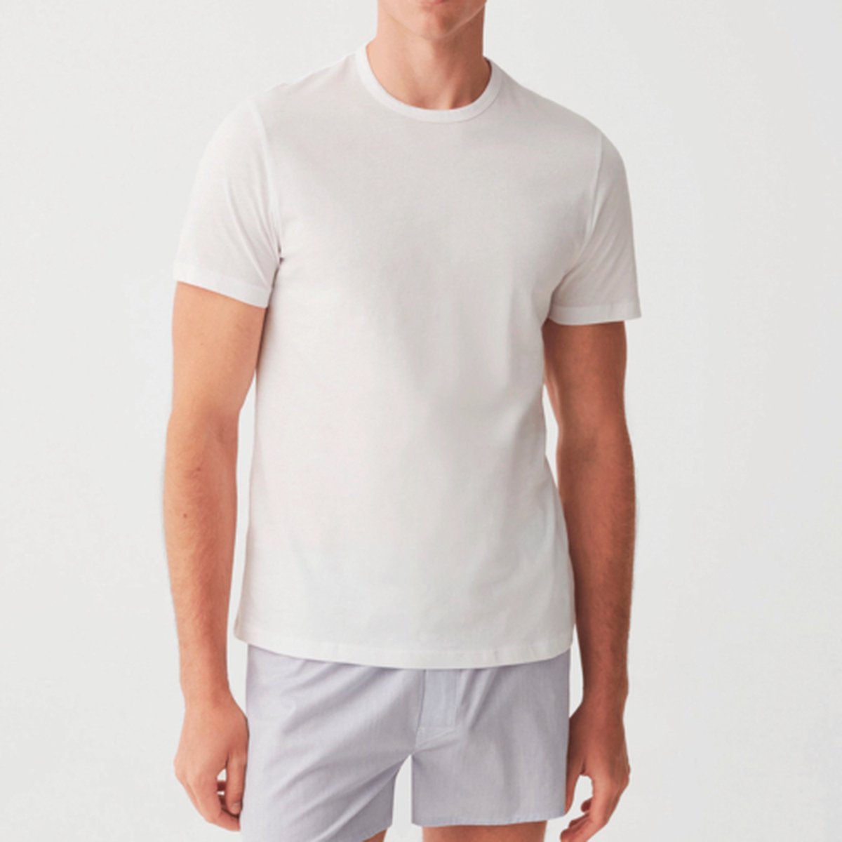 Olif 2 Pack T-shirt - Ronde Hals - Wit - XL